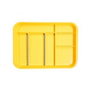 B-Lok Divided Tray Vibrant Yellow - Optident Ltd