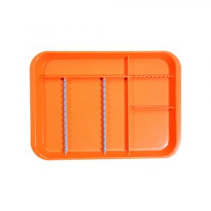 B-Lok Divided Tray Vibrant Orange - Optident Ltd