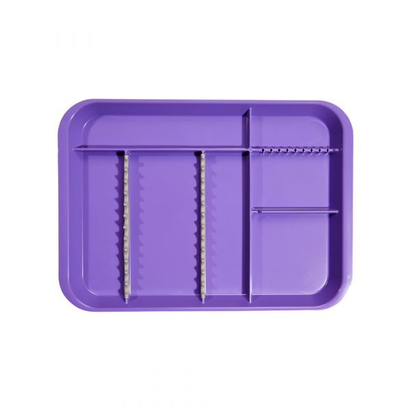B-Lok Divided Tray Vibrant Purple - Optident Ltd