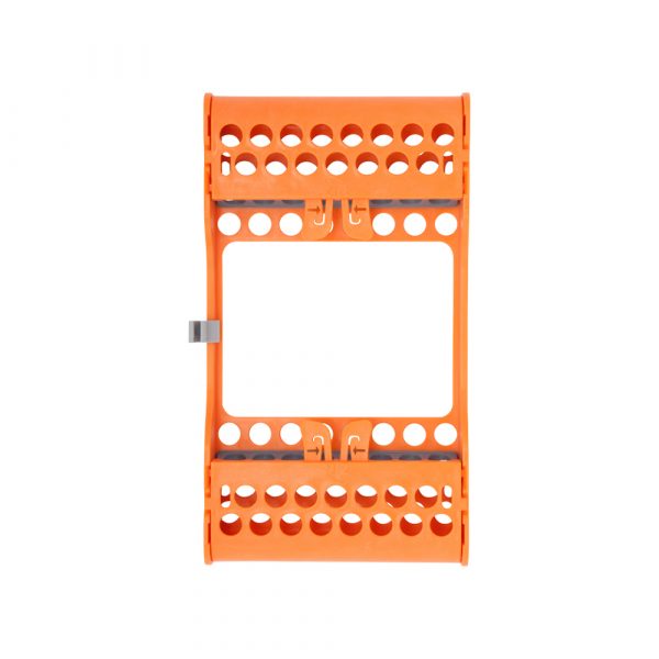 E-Z Jett Cassette 8-place Vibrant Orange - Optident Ltd