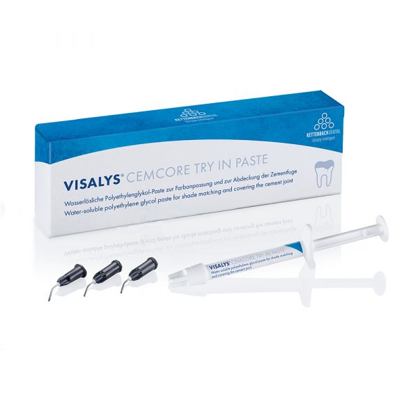 Visalys CemCore Try In Paste Translucent - Optident Ltd