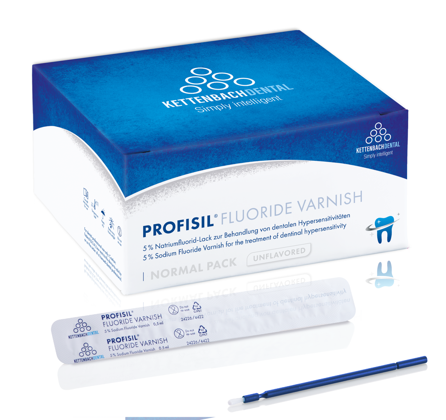 Normal Pack Profisil Fluoride Varnish Unflavored Normal Pack - Optident ...