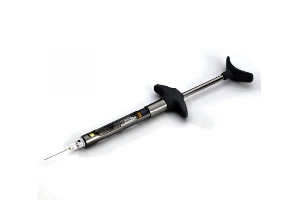 Aspiject is a self aspirating syringe using a standard anaesthetic cartridge - Optident Ltd