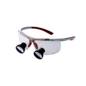 Quick Loupes Techne Red/White 2.5x450 Pro Large - Optident Ltd