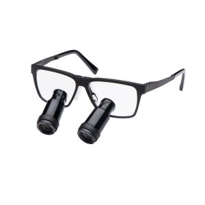 Prismatic Loupes with One Black Edition Frame - Optident Ltd